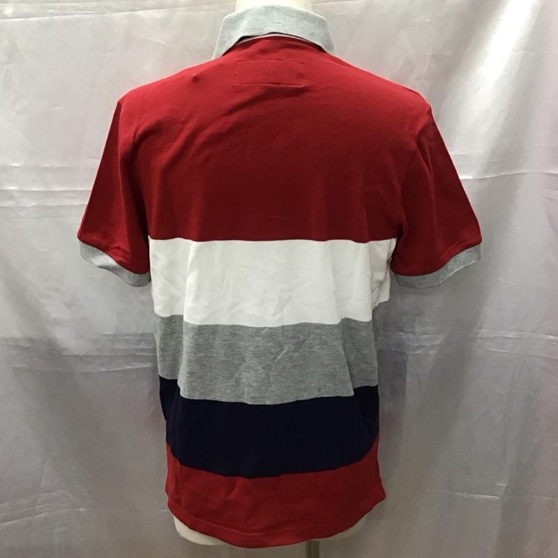 エディーバウアー Eddie Bauer ポロシャツ 半袖 半袖ポロシャツ カラーシャツ 半袖カットソー S ボーダー柄 マルチカラー / マルチカラー /  メンズ USED 古着 中古 10111678