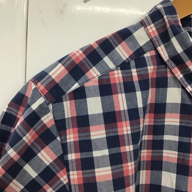 コロンビア Columbia シャツ、ブラウス 半袖 半袖シャツ チェックシャツ ボタンダウンシャツ L チェック マルチカラー / マルチカラー /  メンズ USED 古着 中古 10129653