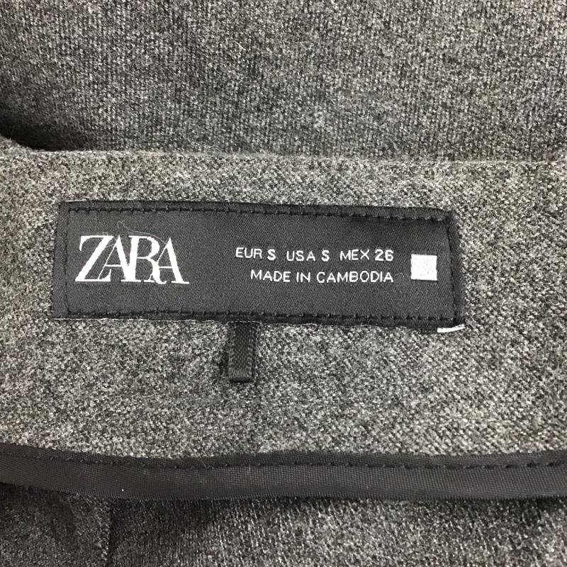 ザラ ZARA パンツ スラックス S 無地 灰 / グレー /  レディース USED 古着 中古 10124773
