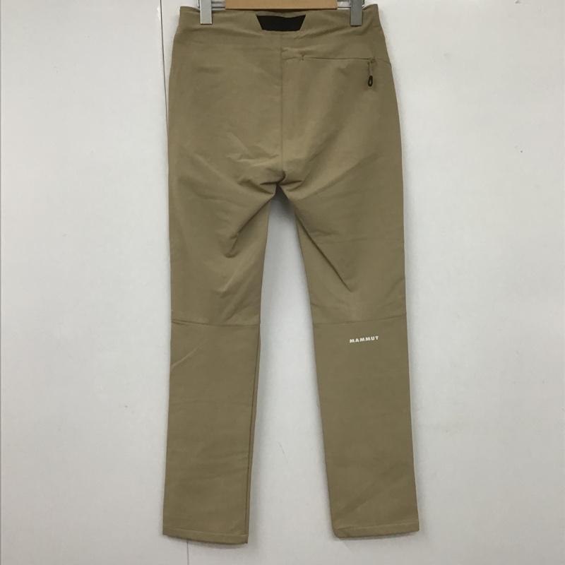 マムート Mammut ボトムス ボトムス 1021-00171 ヤドキンソフトシェルパンツアジアンフィット アウトドアロングパンツ S ロゴ、文字 ベージュ / ベージュ /  レディース USED 古着 中古 10106230