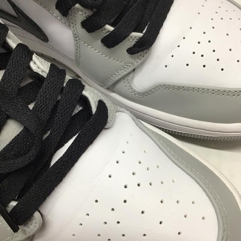 ナイキ NIKE スニーカー スニーカー 554724-092 AIR JORDAN 1 MID 29cm 箱有 29.0cm ロゴ、文字 白 / ホワイト / X 灰 / グレー / X 黒 / ブラック /  メンズ USED 古着 中古 10118202