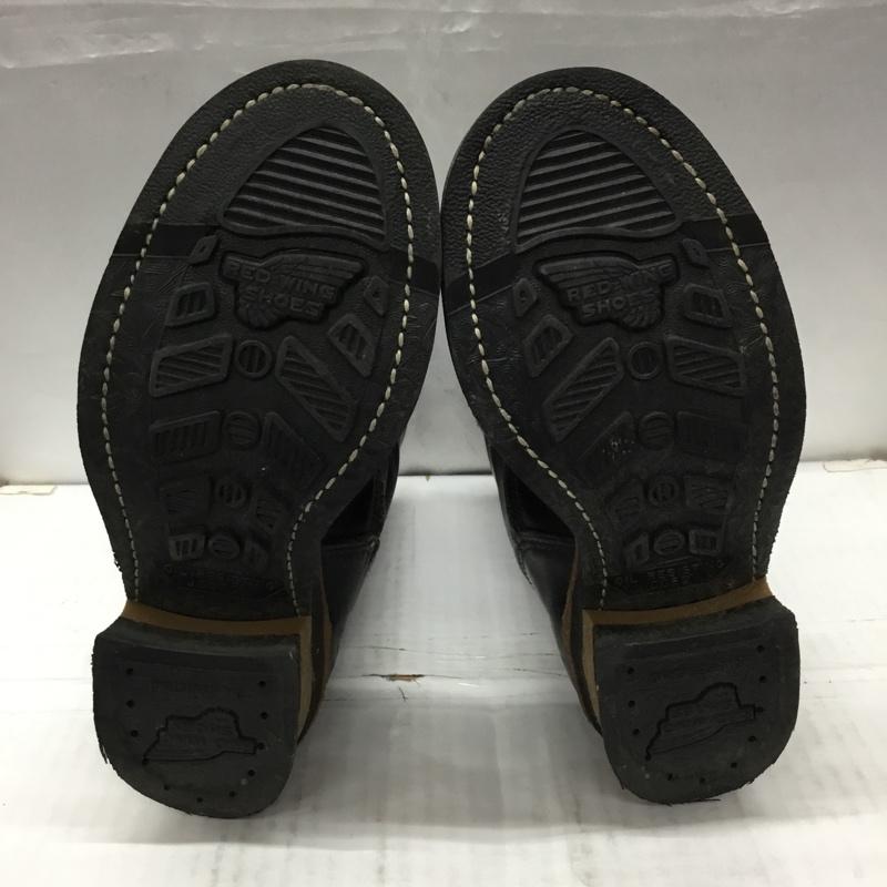 レッドウィング RED WING ブーツ エンジニアブーツ D2268 USA6 UK5 24cm 24.0cm 無地 黒 / ブラック /  レディース USED 古着 中古 10107869