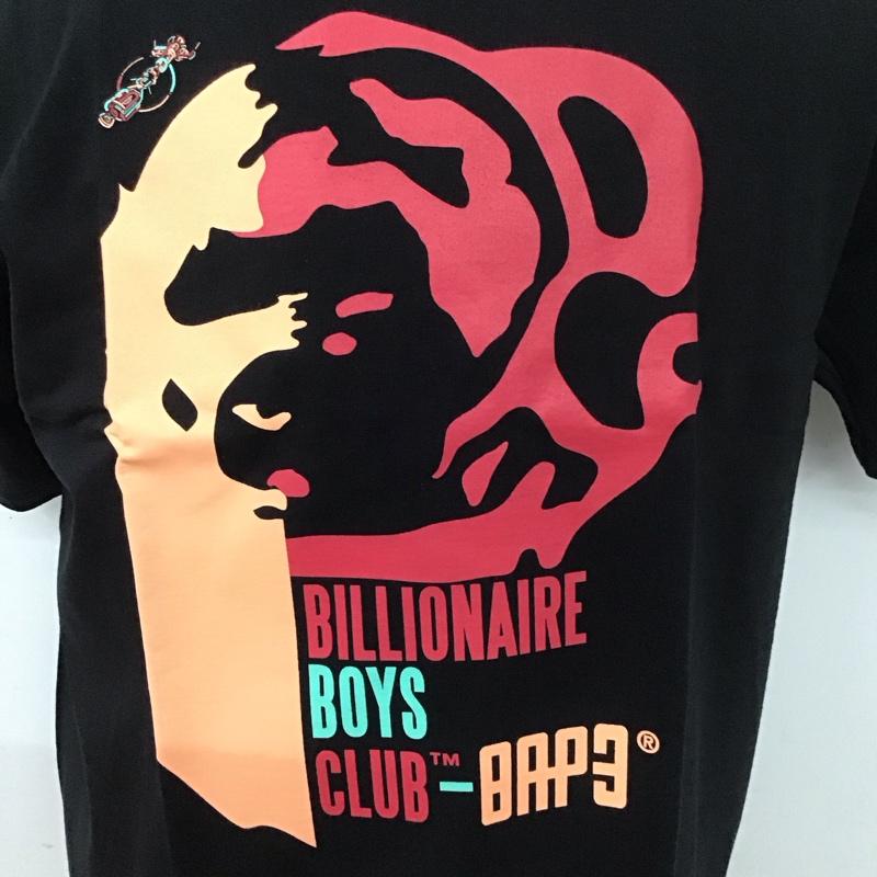 ベイプ BAPE Tシャツ 半袖 半袖カットソー プリントTシャツ クルーネックカットソー BBC L プリント 黒 / ブラック /  メンズ USED 古着 中古 10111944