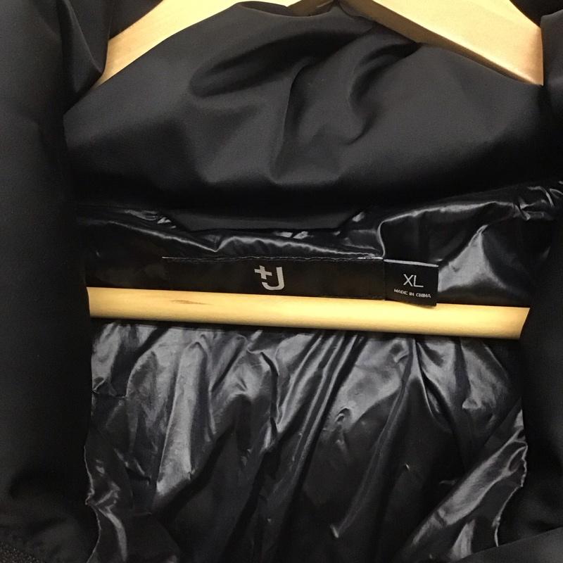 ユニクロ UNIQLO ジャケット、上着 ダウンジャケット 211-443929 ダウンボリュームジャケット XL 無地 黒 / ブラック /  レディース USED 古着 中古 10142162