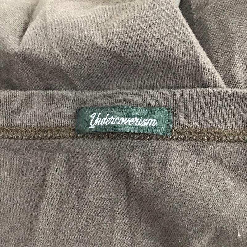 アンダーカバー UNDERCOVER Tシャツ 七分袖 UI1C4810-1 Languid TEE リンゴ 3 プリント ダークブラウン / ダークブラウン /  メンズ USED 古着 中古 10111880