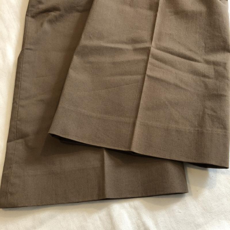アナイ ANAYI パンツ スラックス センタープレス　ブーツカット 38 無地 カーキ / カーキ / X 茶 / ブラウン /  レディース USED 古着 中古 10031455