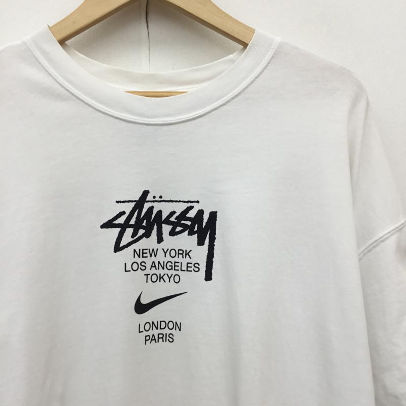 ナイキ NIKE Tシャツ 半袖 DD3342-121 STUSSY Short-Sleeve Tee XL ロゴ、文字 白 / ホワイト /  メンズ USED 古着 中古 10150141