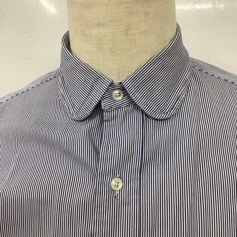 ポロバイラルフローレン Polo by RALPH LAUREN シャツ、ブラウス 長袖 長袖シャツ カラーシャツ ストライプシャツ 長袖カットソー L ストライプ 白 / ホワイト / X 青 / ブルー /  メンズ USED 古着 中古 10112805