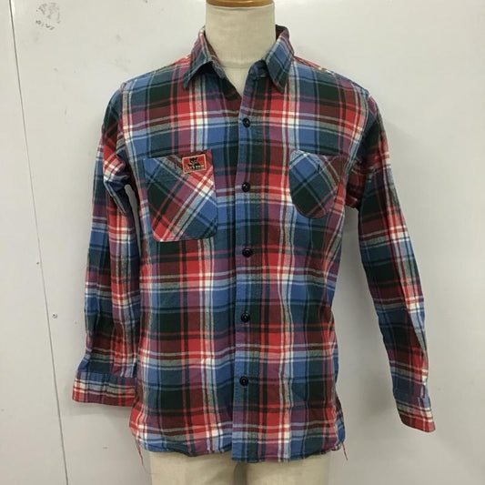 キャッツポウ CAT S PAW シャツ、ブラウス 長袖 長袖シャツ チェックシャツ カラーシャツ M チェック マルチカラー / マルチカラー /  メンズ USED 古着 中古 10125120