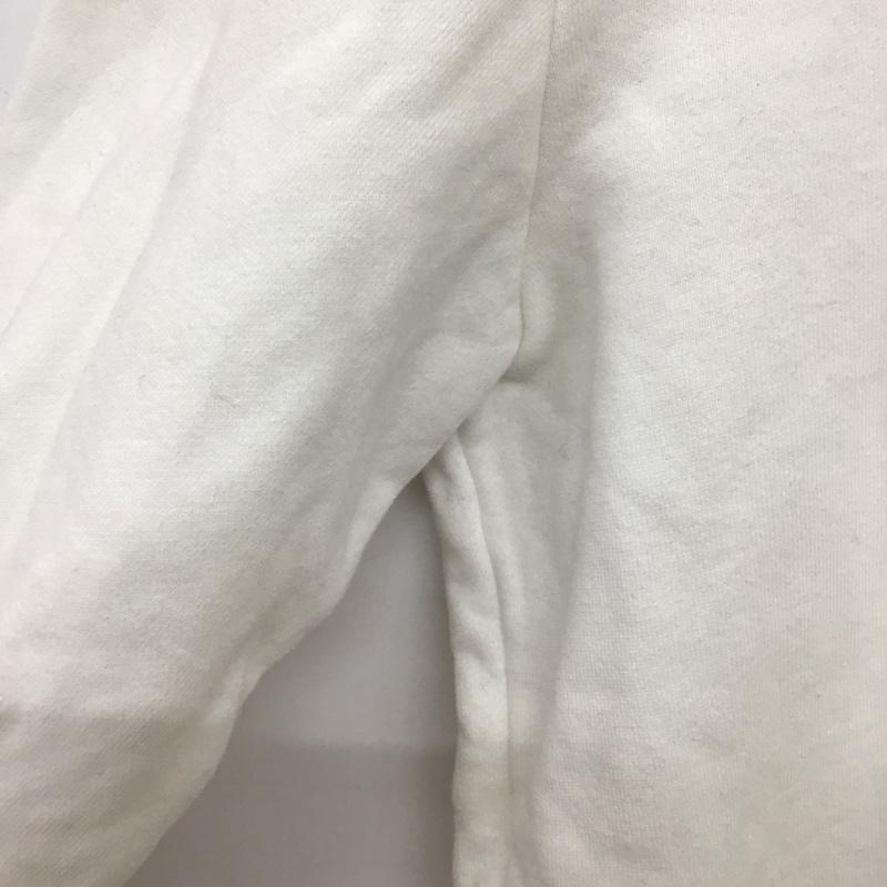 アニエス・ベー agnes b. パーカー 長袖 ex92scf0 agnes b. × ADAM ET ROPE M ロゴ、文字 X 無地 白 / ホワイト /  レディース USED 古着 中古 10147840