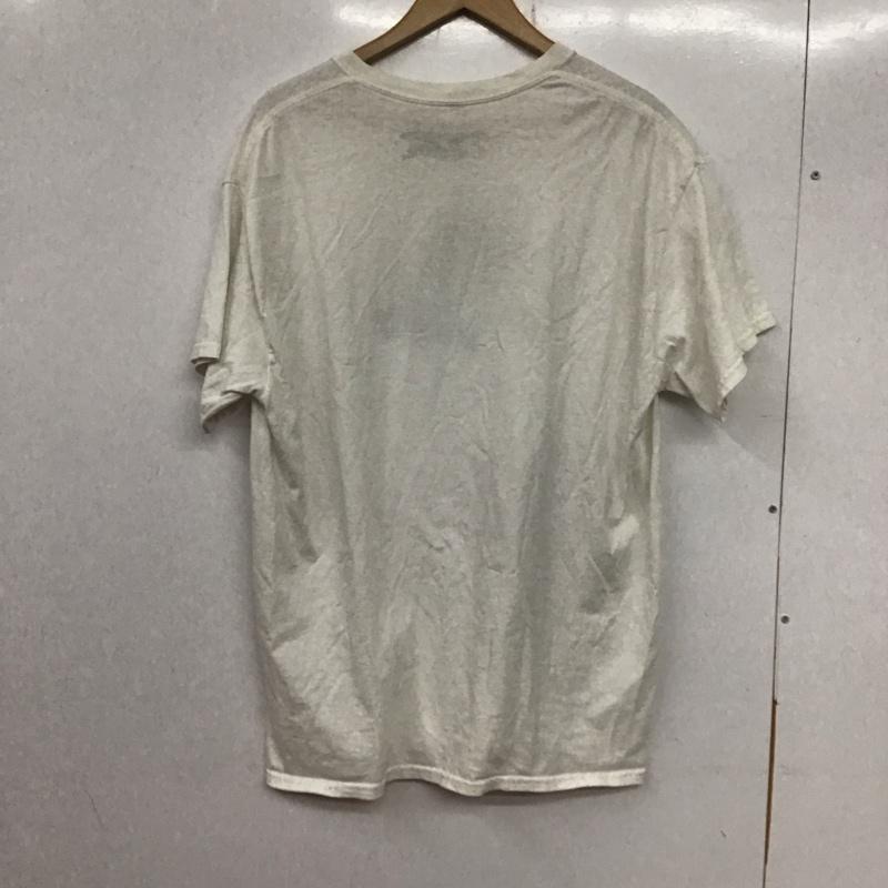 アンタイヒーロー ANTIHERO Tシャツ 半袖 半袖カットソー プリントTシャツ クルーネックカットソー L プリント 白 / ホワイト /  メンズ USED 古着 中古 10134044