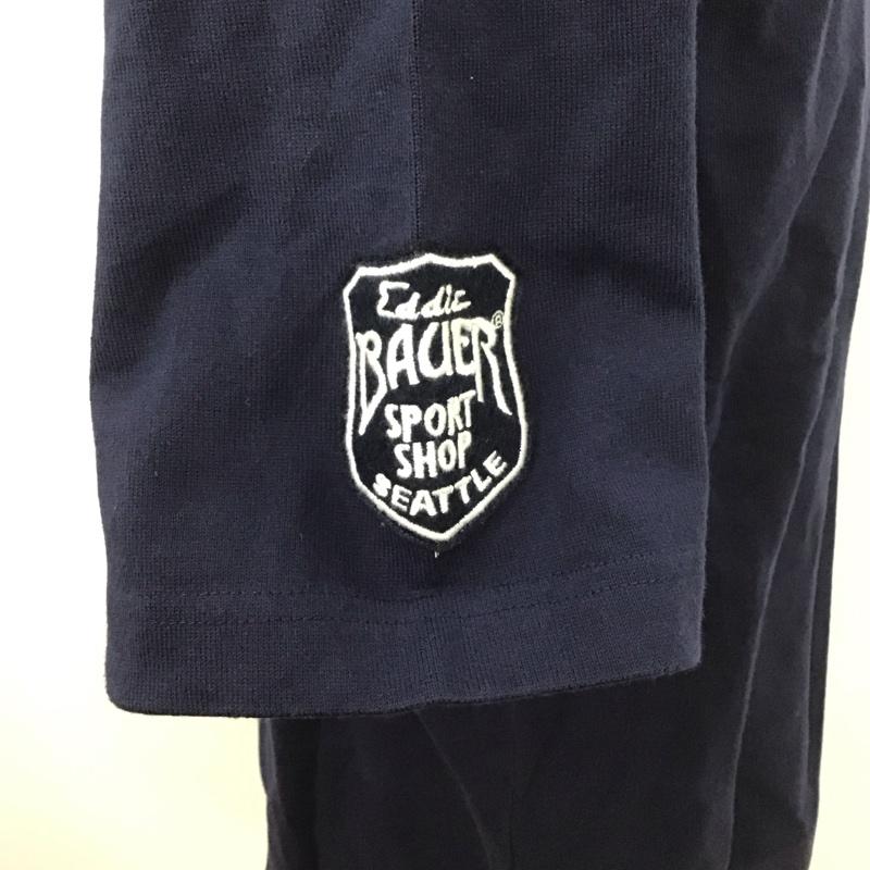 エディーバウアー Eddie Bauer ポロシャツ 半袖 S 無地 紺 / ネイビー /  メンズ USED 古着 中古 10111217