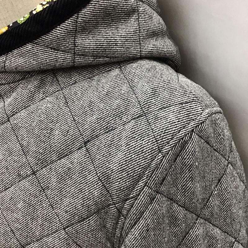 チャオパニック CIAOPANIC ジャケット、上着 ジャケット、ブレザー ymb-km1137207 長袖キルティングジャケット アウター パーカー M 総柄 茶 / ブラウン /  メンズ USED 古着 中古 10116262