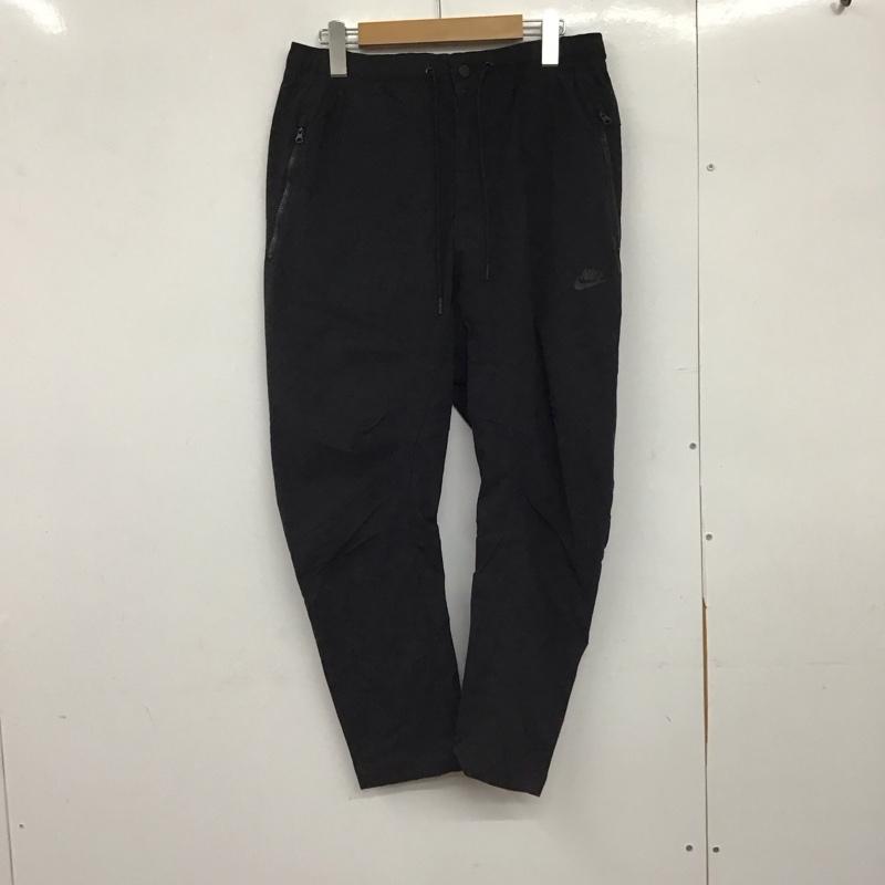 ナイキ NIKE パンツ ワークパンツ、ペインターパンツ 927987-010 ウーブンストリートパンツ ワイドパンツ L 無地 黒 / ブラック /  メンズ USED 古着 中古 10150372