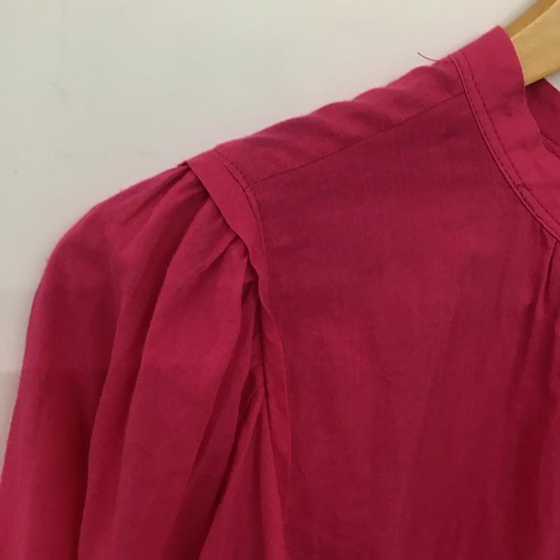 ニコアンド niko and... シャツ、ブラウス 長袖 M 無地 桃 / ピンク /  レディース USED 古着 中古 10132768