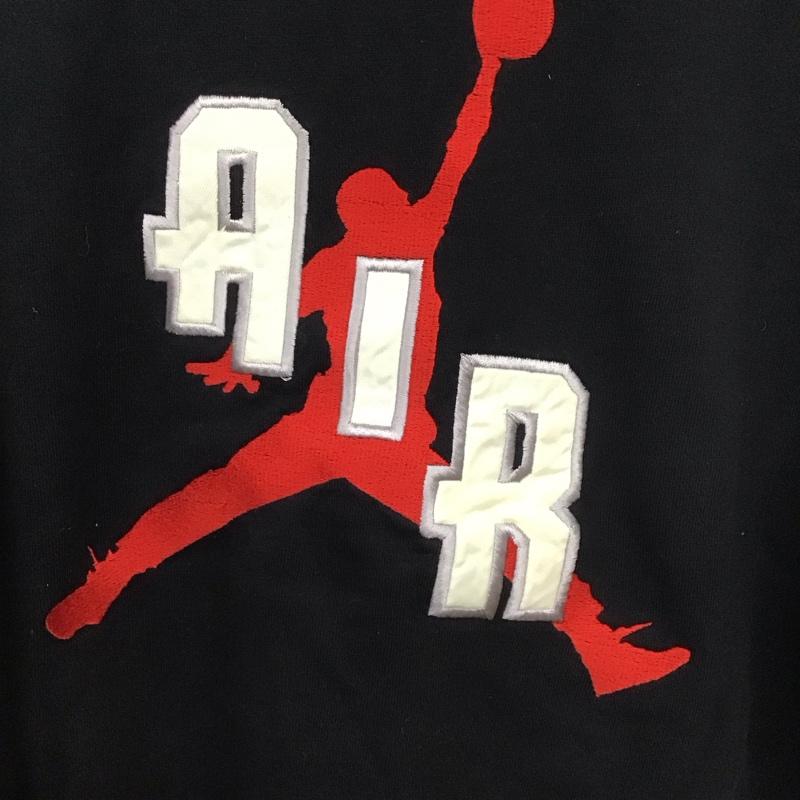 ナイキ NIKE トレーナー 長袖 長袖トレーナー スウェット クルーネック プルオーバー 90s jordan 1993年　韓国ライセンス 95cm ロゴ、文字 黒 / ブラック /  メンズ USED 古着 中古 10148731