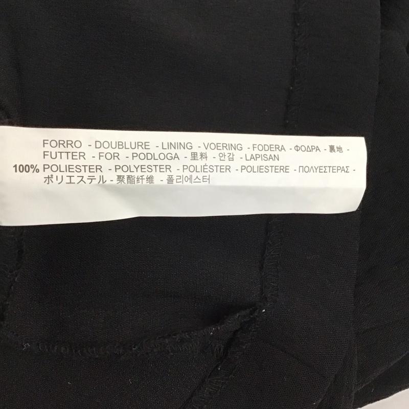 ザラベーシック ZARA BASIC ワンピース ひざ丈スカート M 無地 黒 / ブラック /  レディース USED 古着 中古 10129591