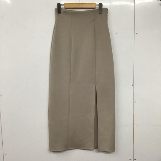 スナイデル SNIDEL スカート ロングスカート SWFS232123 1 無地 ベージュ / ベージュ /  レディース USED 古着 中古 10137813