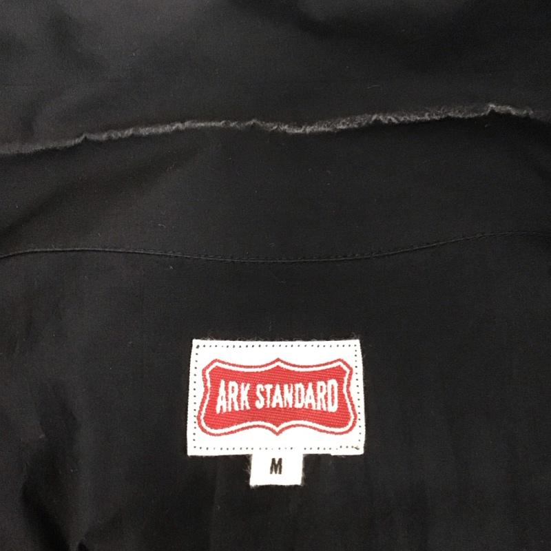 ダブリューピー WP シャツ、ブラウス 半袖 sd01-b03004 オープンカラーシャツ 半袖シャツ M ロゴ、文字 黒 / ブラック /  メンズ USED 古着 中古 10116552