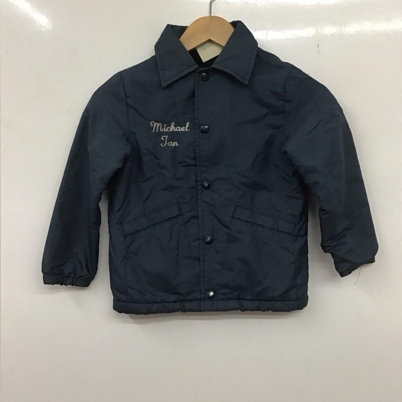 古着 USED ジャケット、上着 ジャンパー、ブルゾン コーチジャケット ロゴ、文字 紺 / ネイビー /  ボーイズ USED 古着 中古 10136959