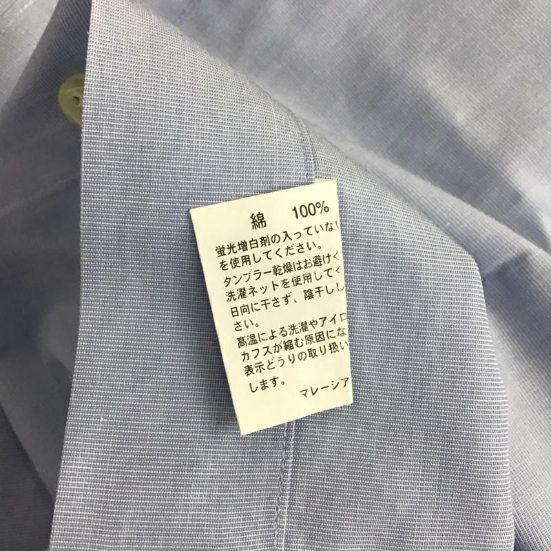 ブルックスブラザーズ BROOKS BROTHERS シャツ、ブラウス 長袖 スリムフィット 無地 水色 / ライトブルー /  メンズ USED 古着 中古 10111566