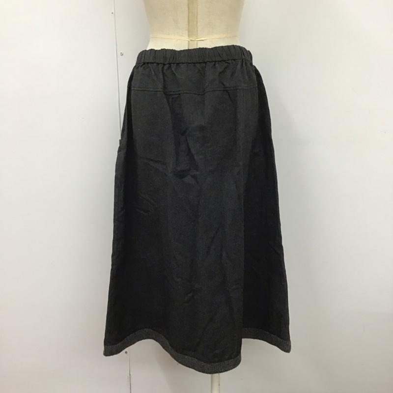 イチ ichi スカート ロングスカート 無地 灰 / グレー /  レディース USED 古着 中古 10106453
