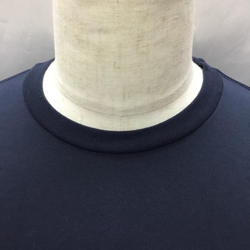 ザノースフェイス THE NORTH FACE Tシャツ 半袖 NT31931Z 胸ポケット M ロゴ、文字 紺 / ネイビー /  メンズ USED 古着 中古 10111351