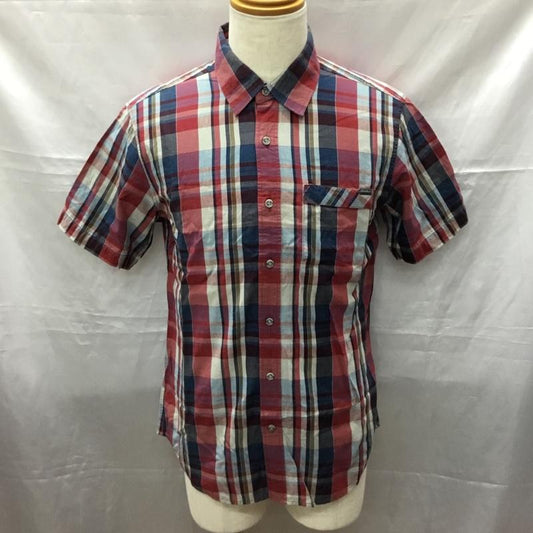 エディーバウアー Eddie Bauer シャツ、ブラウス 半袖 半袖シャツ カラーシャツ 半袖カットソー チェックシャツ S チェック マルチカラー / マルチカラー /  メンズ USED 古着 中古 10113541