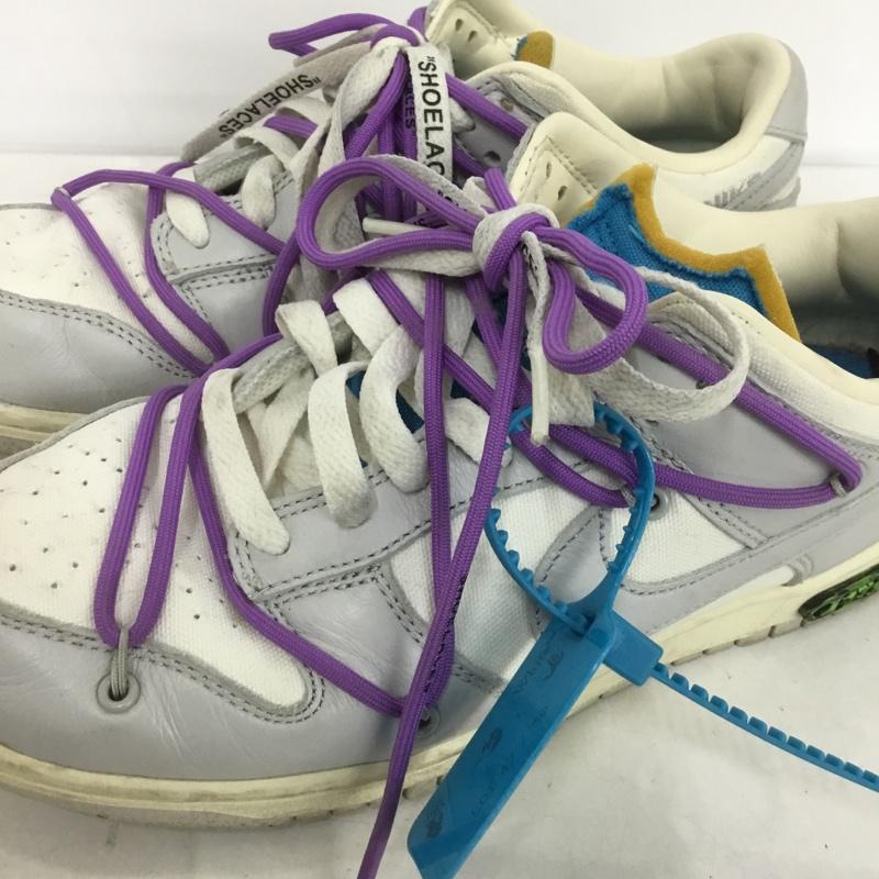 ナイキ NIKE スニーカー スニーカー DM1602 125 DUNK LOW OFF WHITE 25.5cm 箱有 25.5cm ロゴ、文字 灰 / グレー / X 白 / ホワイト /  メンズ USED 古着 中古 10132557