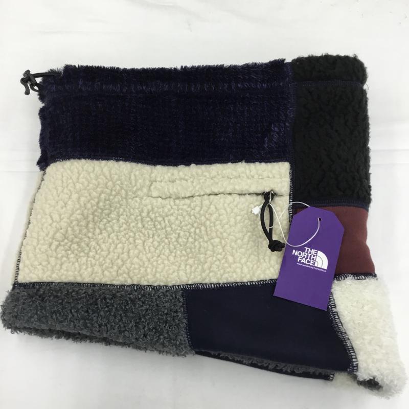 ザ ノースフェイス パープルレーベル THE NORTH FACE PURPLE LABEL マフラー マフラー The North Face x nanamica RP Field Patchwork Fleece Snood Mix NN8363N　ナナミカ FREE  白 / ホワイト / X 灰 / グレー / X 青 / ブルー / X 黒 / ブラック / X 赤 / レッド /  メンズ USED 古着 中古 10120973