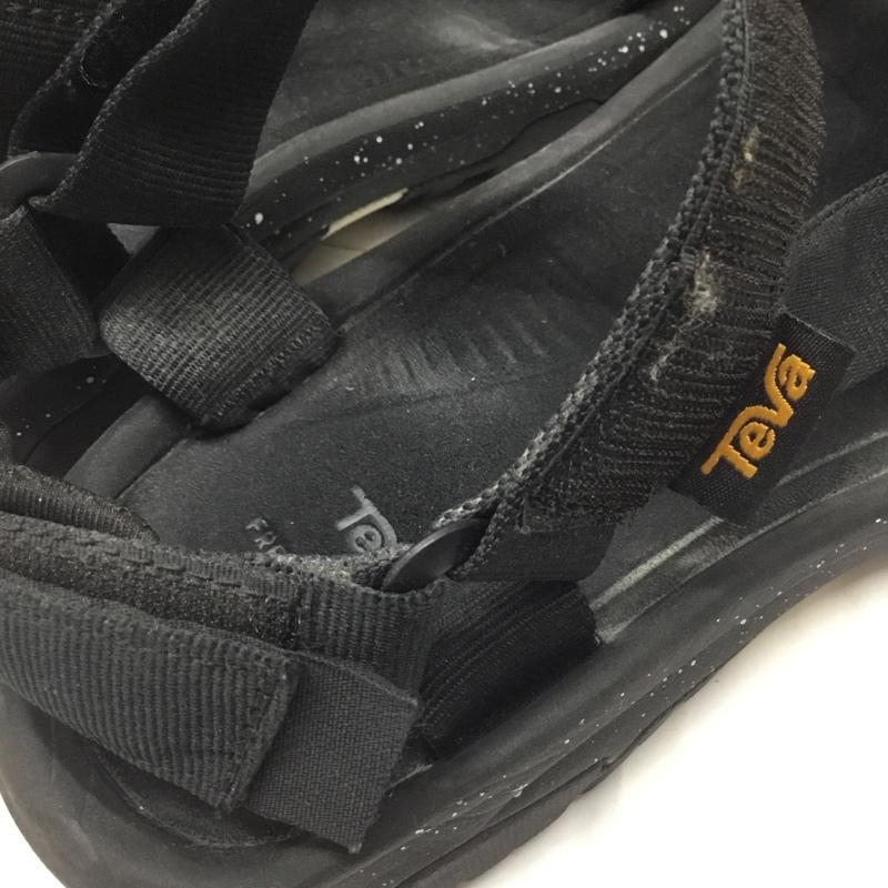 テバ Teva サンダル サンダル 1109949 ハリケーン スポーツサンダル 26cm 26.0cm ロゴ、文字 黒 / ブラック /  メンズ USED 古着 中古 10114719