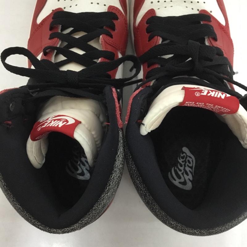 ナイキ NIKE スニーカー スニーカー DZ5485 612 AIR JORDAN 1 RETRO HIGH OG 28.5cm 箱有 28.5cm ロゴ、文字 白 / ホワイト / X 黒 / ブラック / X 赤 / レッド /  メンズ USED 古着 中古 10141541