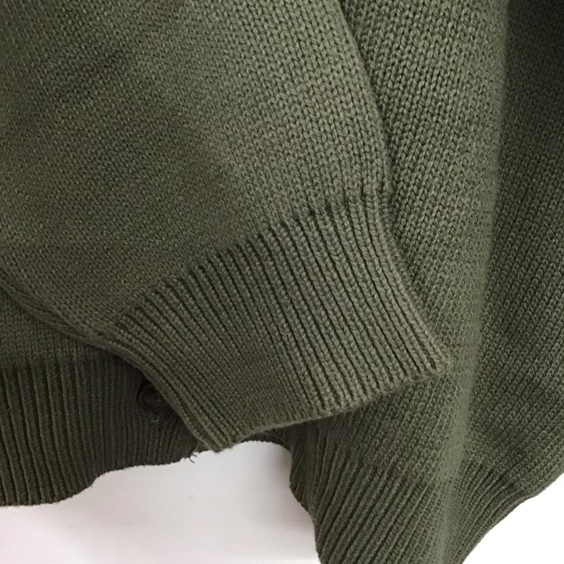 フリークスストア FREAK S STORE カーディガン 長袖 F21-TKK-01 オーバーサイズ FREE 無地 カーキ / カーキ /  レディース USED 古着 中古 10141765