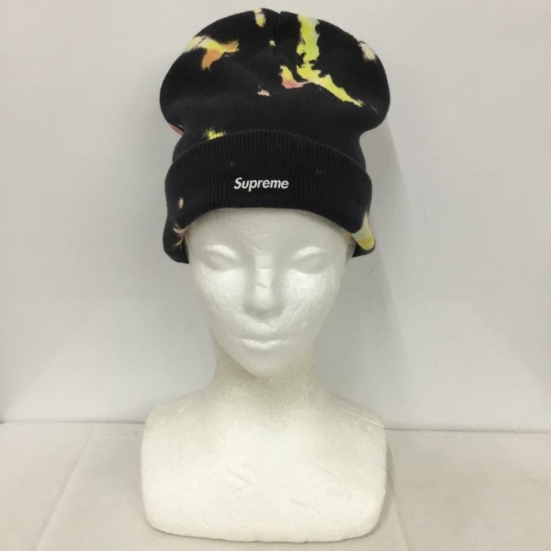シュプリーム Supreme 帽子 ニット帽 Splatter Dyed Beanie 20SS ロゴ、文字 黒 / ブラック /  メンズ USED 古着 中古 10138489