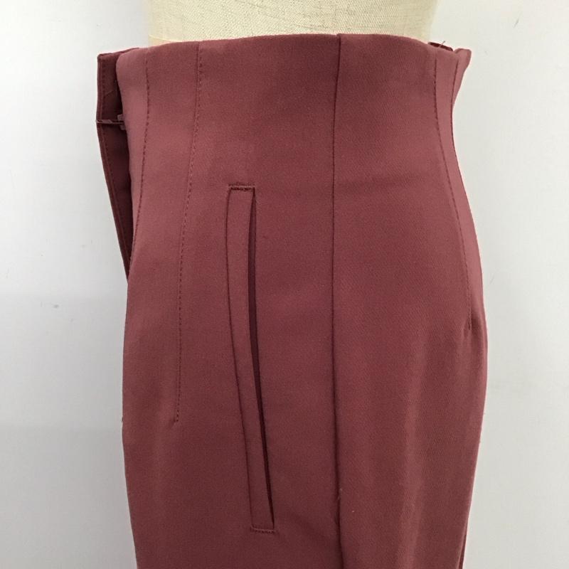 ザラ ZARA パンツ スラックス 7901 332 172 ハイウエストパンツ XS 無地 紫 / パープル /  レディース USED 古着 中古 10118697