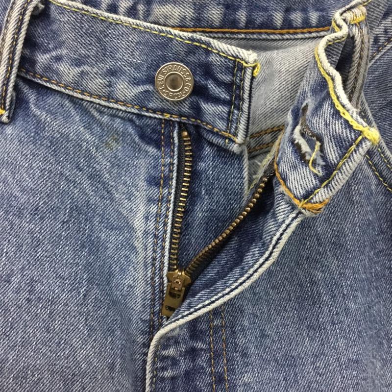 リーバイストラウスアンドコー Levi Strauss & co. パンツ デニム、ジーンズ デニムパンツ ストレートパンツ ワイドパンツ カジュアルパンツ 36 無地 インディゴ / インディゴ /  メンズ USED 古着 中古 10114048