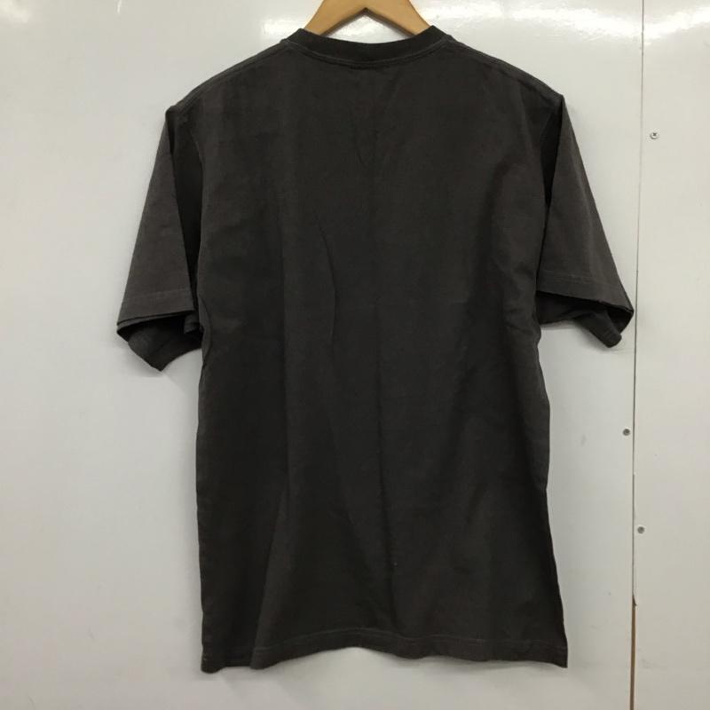 ブラックアイパッチ Black eye patch Tシャツ 半袖 半袖カットソー プリントTシャツ クルーネックカットソー M ロゴ、文字 ダークグレー / ダークグレー /  メンズ USED 古着 中古 10149973