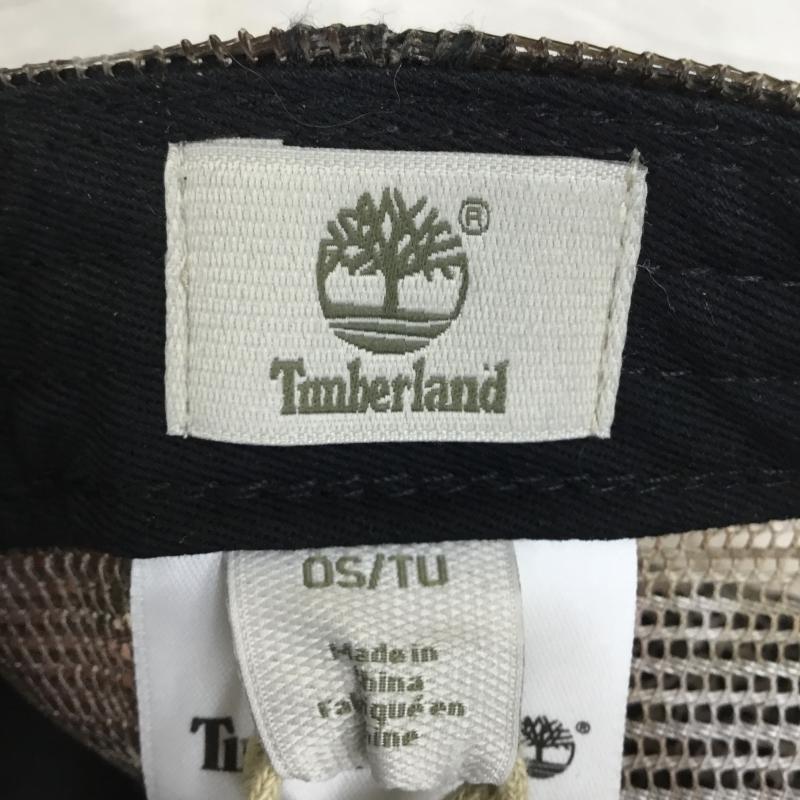 ティンバーランド Timberland 帽子 キャップ FREE カモフラージュ柄・迷彩 黒 / ブラック /  メンズ USED 古着 中古 10139793