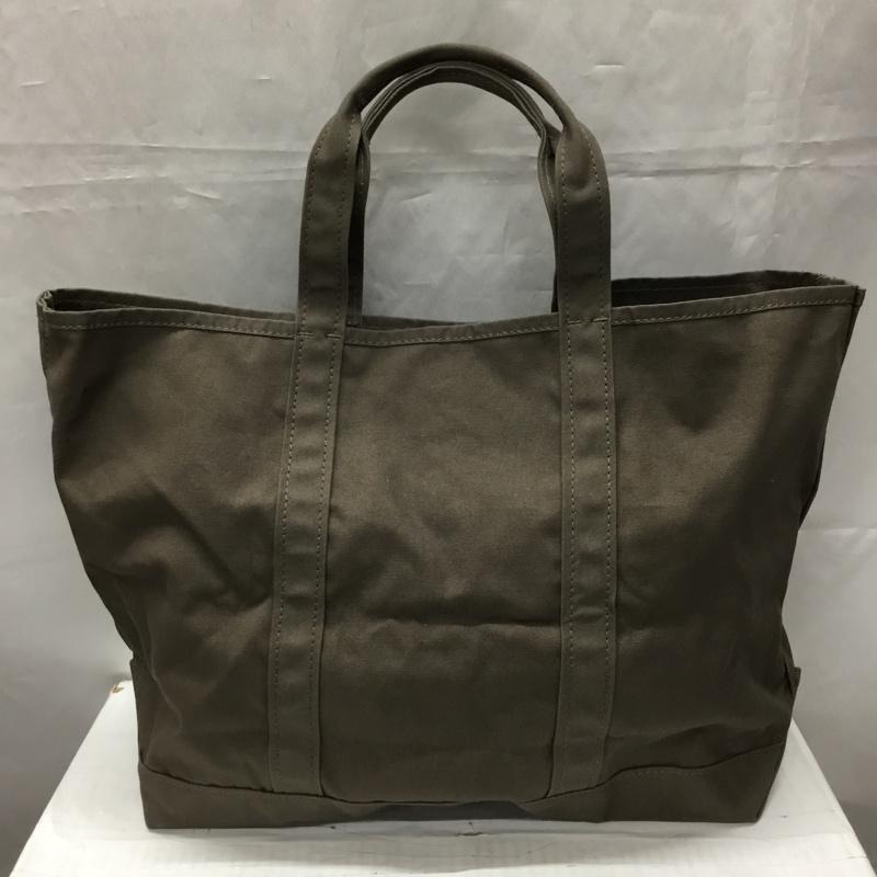 エルエルビーン L.L.Bean トートバッグ トートバッグ 301371 グローサリートート ソフトキャンバス ロゴ、文字 ダークブラウン / ダークブラウン /  メンズ USED 古着 中古 10106185