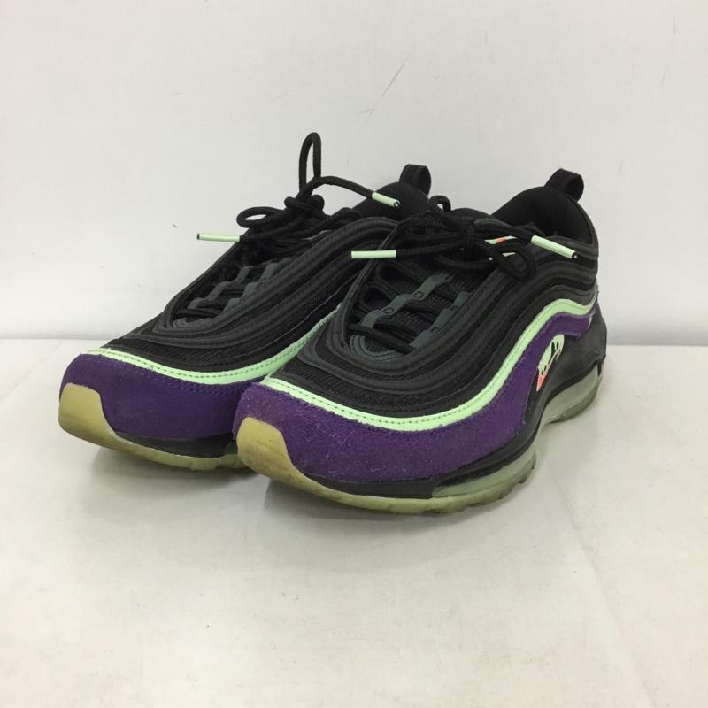 ナイキ NIKE スニーカー スニーカー DC1500-001 AIR MAX 97 ハロウィン 25cm 25.0cm ロゴ、文字 黒 / ブラック / X 紫 / パープル / X 薄緑 / ライトグリーン /  メンズ USED 古着 中古 10144916