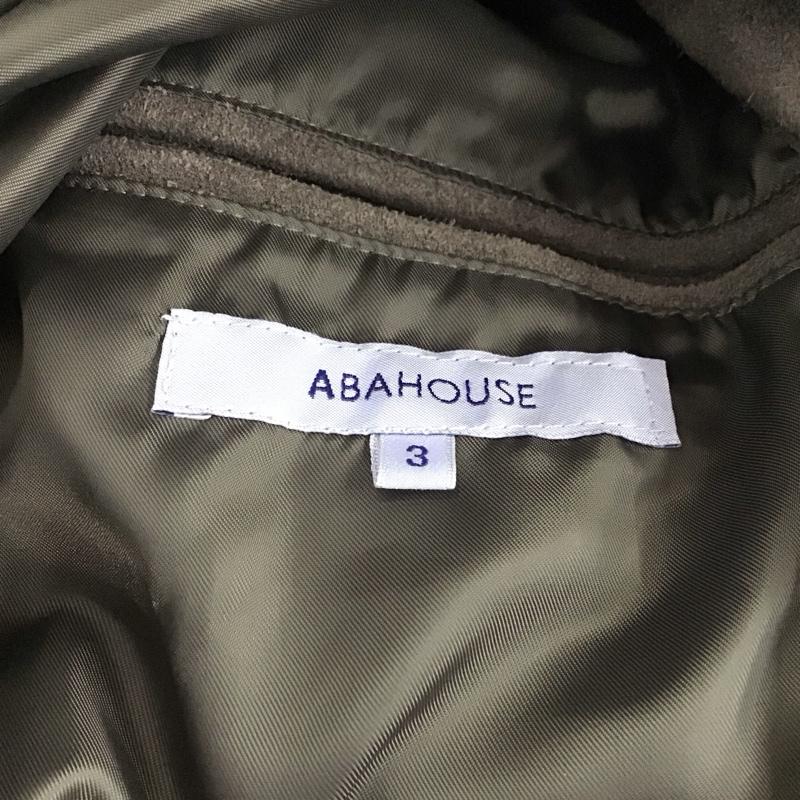 アバハウス ABAHOUSE ジャケット、上着 ジャケット、ブレザー 長袖ジャケット ジップアップジャケット 3 無地 灰 / グレー /  メンズ USED 古着 中古 10141526
