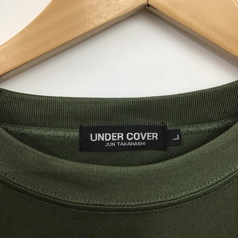 アンダーカバー UNDERCOVER Tシャツ 半袖 半袖カットソー プリントTシャツ クルーネックカットソー L ロゴ、文字 カーキ / カーキ /  メンズ USED 古着 中古 10148904