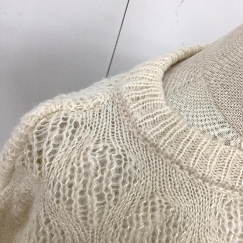 フリークスストア FREAK S STORE ニット、セーター 長袖 FREE 無地 白 / ホワイト /  レディース USED 古着 中古 10121546