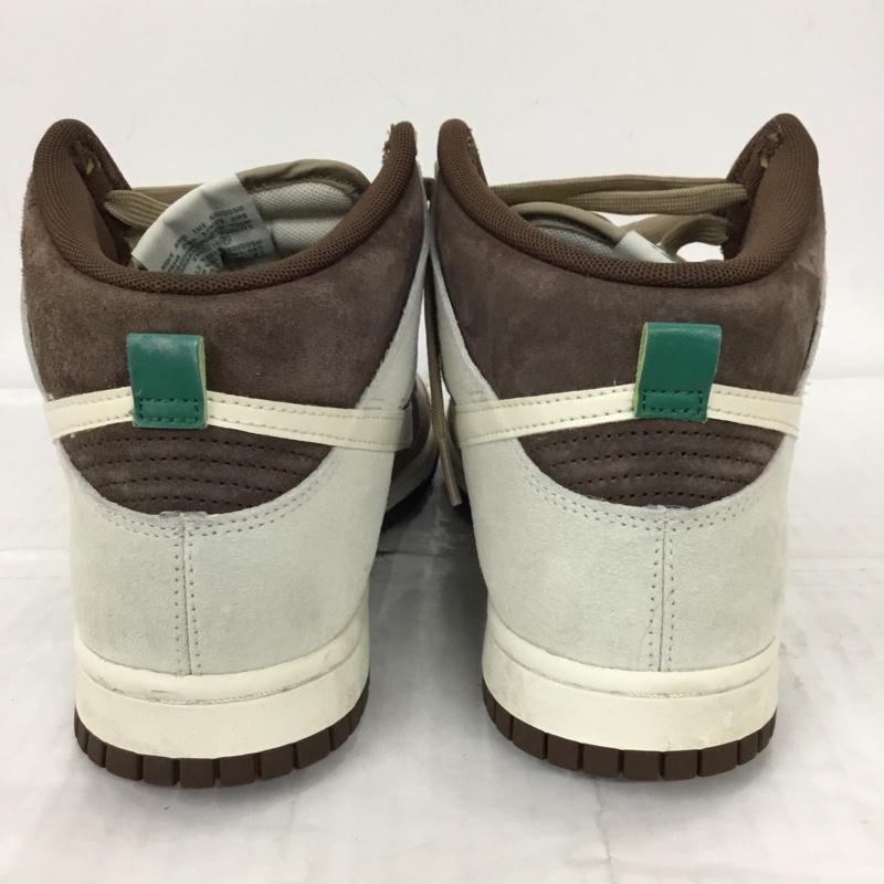 ナイキ NIKE スニーカー スニーカー DH5348-100 DUNK HI RETRO PREMIUM 26.5cm 箱有 26.5cm ロゴ、文字 ダークブラウン / ダークブラウン / X 茶 / ブラウン / X 灰 / グレー /  メンズ USED 古着 中古 10109897