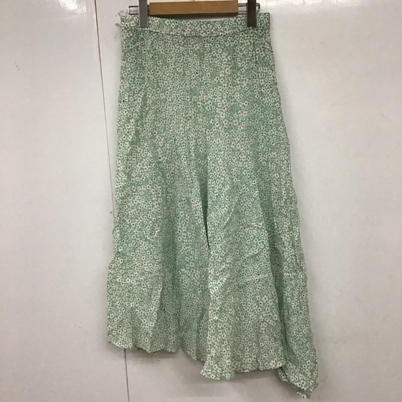 ザラ ZARA スカート ロングスカート S 総柄 X 花柄 マルチカラー / マルチカラー /  レディース USED 古着 中古 10129249