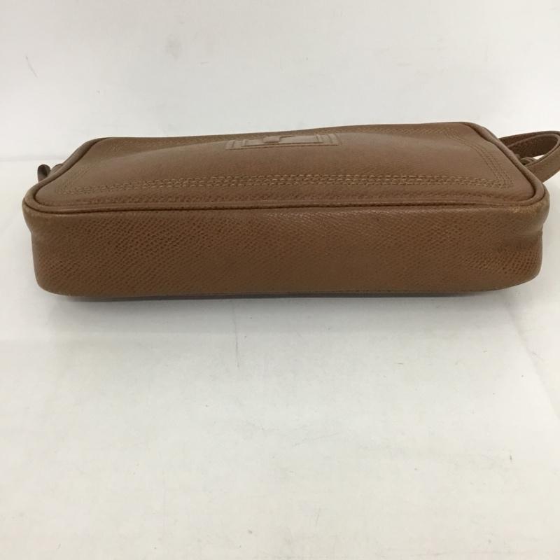 レノマ renoma セカンドバッグ セカンドバッグ レザー ロゴ、文字 茶 / ブラウン /  メンズ USED 古着 中古 10130024