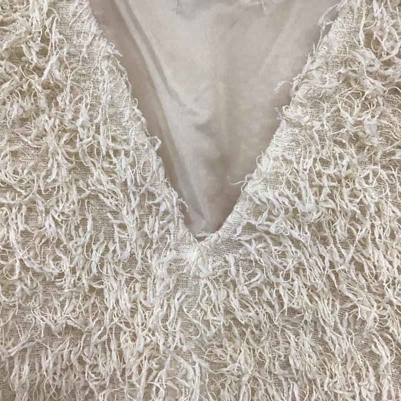 アズールバイマウジー AZUL BY MOUSSY ベスト ベスト 250HAB30-555I フェザーVネックベスト FREE 無地 アイボリー / アイボリー /  レディース USED 古着 中古 10146401