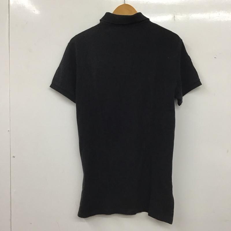 ポロバイラルフローレン Polo by RALPH LAUREN ポロシャツ 半袖 半袖ポロシャツ カラーシャツ 半袖カットソー M ロゴ、文字 黒 / ブラック /  メンズ USED 古着 中古 10136206