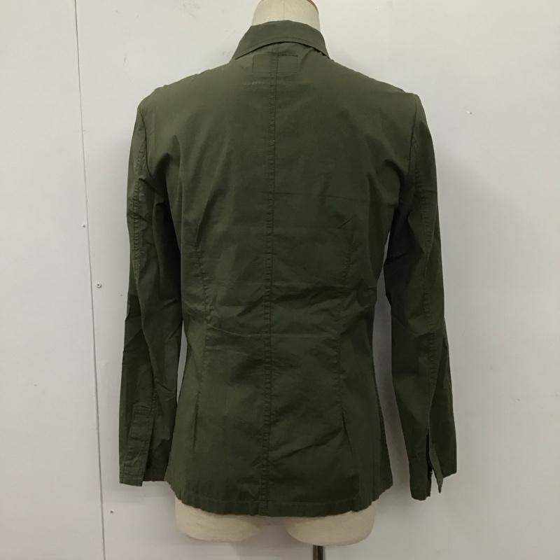 ジュンハシモト junhashimoto ジャケット、上着 ジャケット、ブレザー nus62sh0556gk ミリタリーシャツ ジャケット カラージャケット M 無地 カーキ / カーキ /  メンズ USED 古着 中古 10107998
