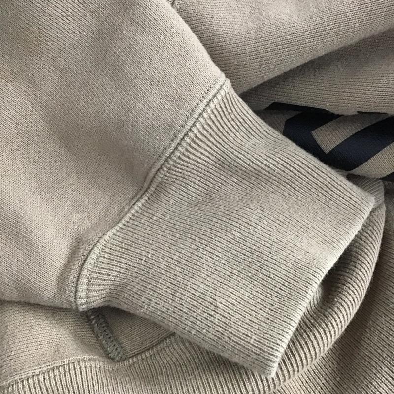 ダブルタップス W)TAPS パーカー 長袖 172ardt-csm08 17AW DESIGNHOODEDSWEATSHIRT COTTON M ロゴ、文字 グレージュ / グレージュ /  メンズ USED 古着 中古 10145854